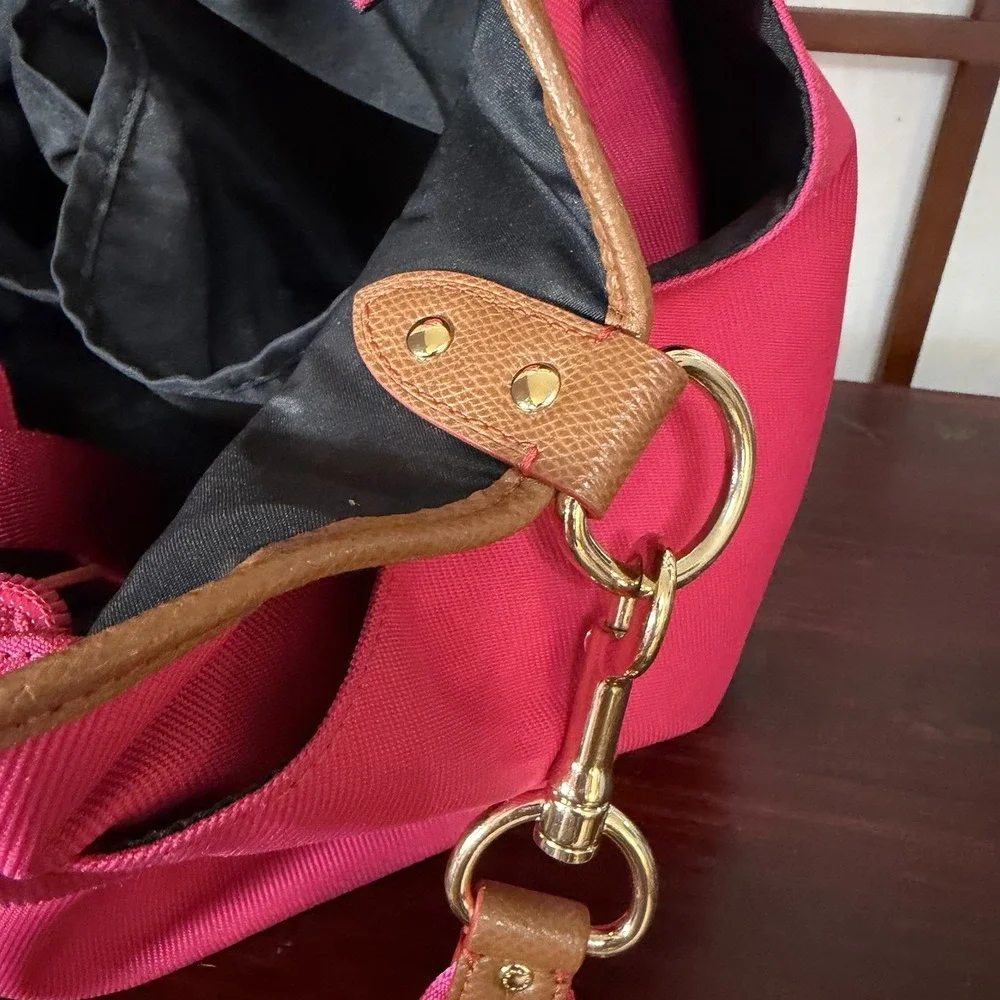 AUTHENTIC Coach Sawyer Baby Diaper Tote Women's Bag Hot Pink Strap, Work Tote